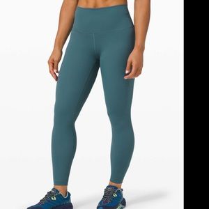Lululemon Wunder Under High-Rise Tight 25" Teal